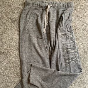 PINK VICTORIAS SECRET SWEATPANTS